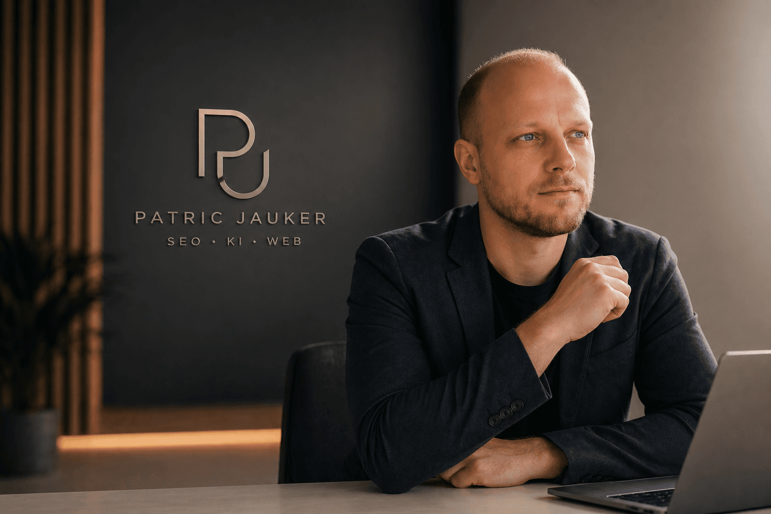 Patric Jauker im Business-Setting für SEO, KI und Webdesign